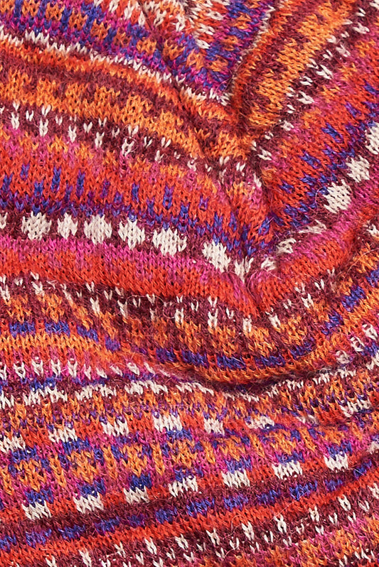 Bonnet Titicaca en Baby Alpaga Couleur Dahlia