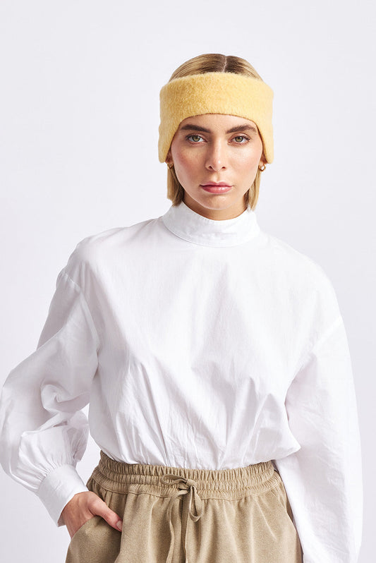 Vincha Whitecap en Alpaga Couleur Amarelo