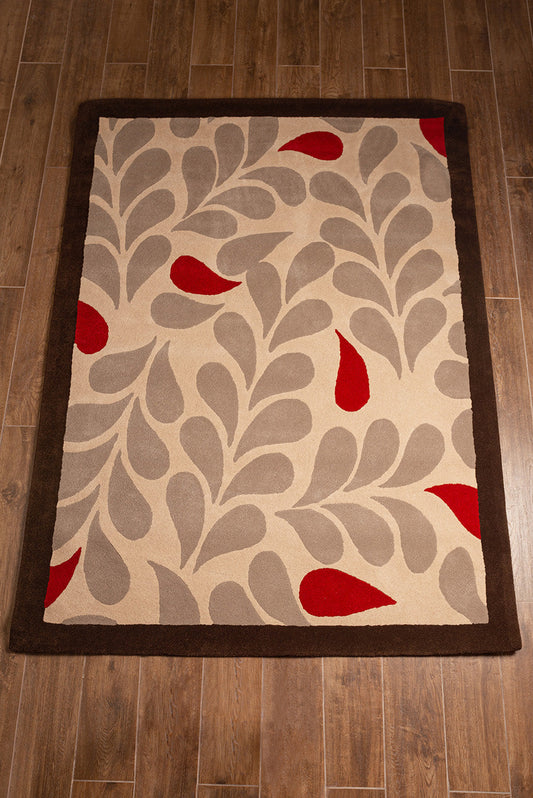 Tapis Gotas en Alpaga Couleur Camel