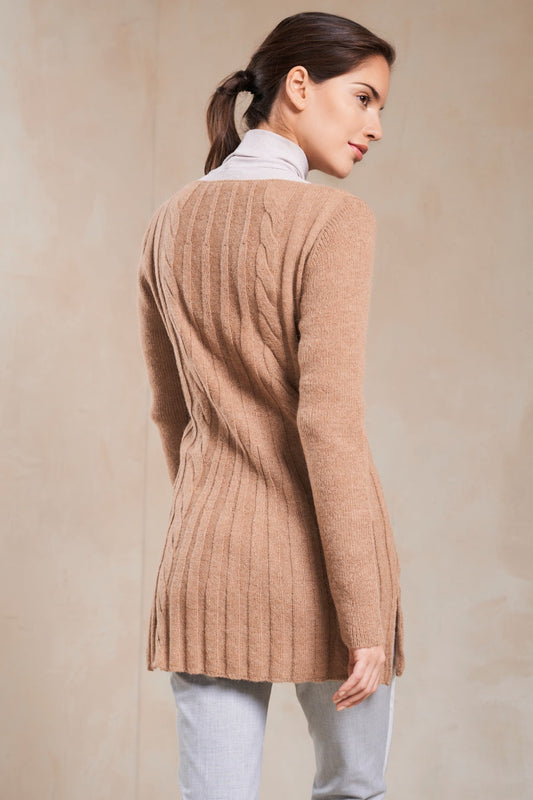 Pull Sorma en Baby Alpaga Couleur Brown Sugar