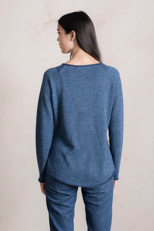 Pull Renata en Baby Alpaga Couleur Twilight & Saturn