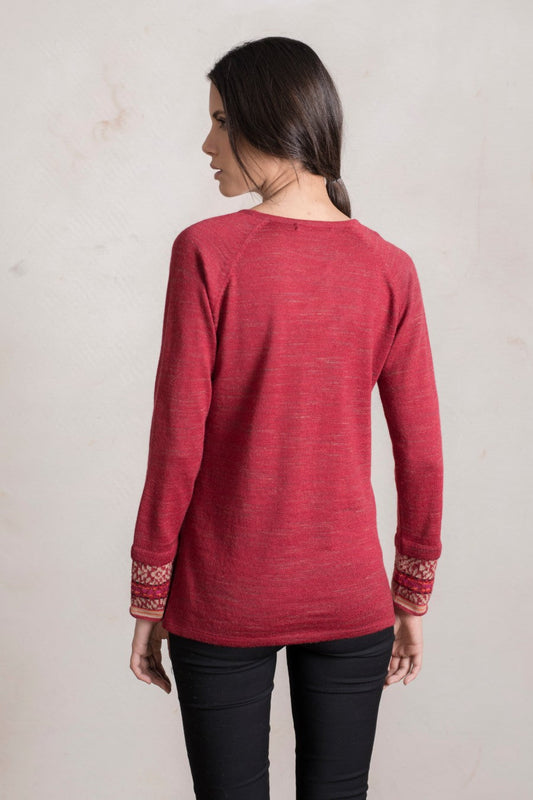 Pull Rumor en Baby Alpaga Couleur Ravel