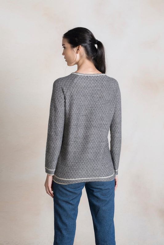 Pull Regula en Baby Alpaga Couleur Ecru