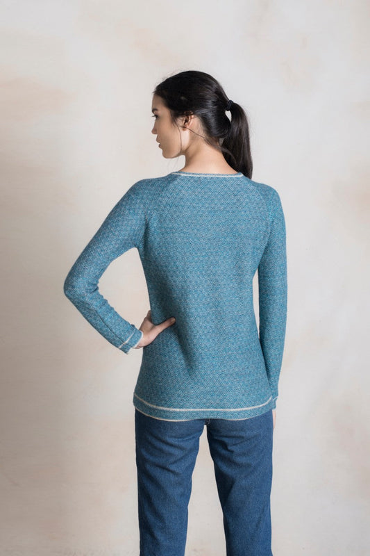 Pull Regula en Baby Alpaga Couleur Storm