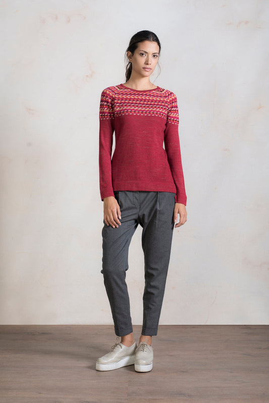 Pull Riana en Baby Alpaga Couleur Ravel