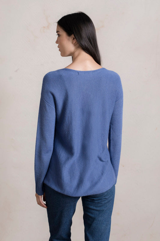 Pull Roselina en Baby Alpaga Couleur Fiordo