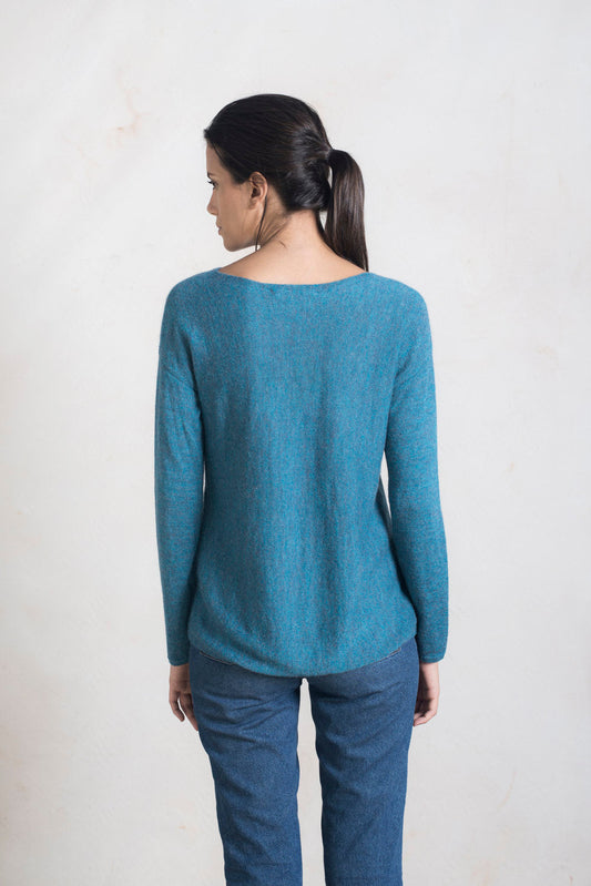 Pull Roselina en Baby Alpaga Couleur Alger