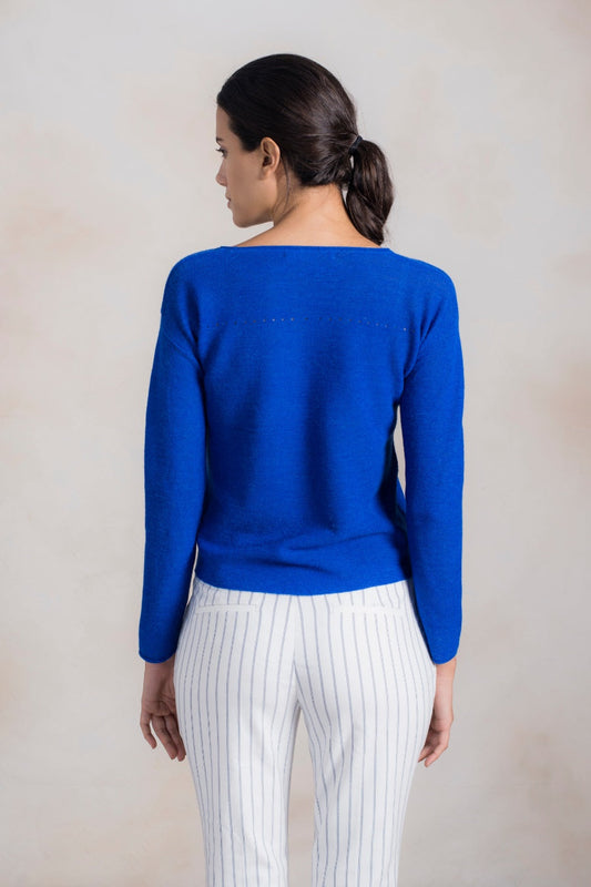 Pull Rasta en Baby Alpaga Couleur Sonic