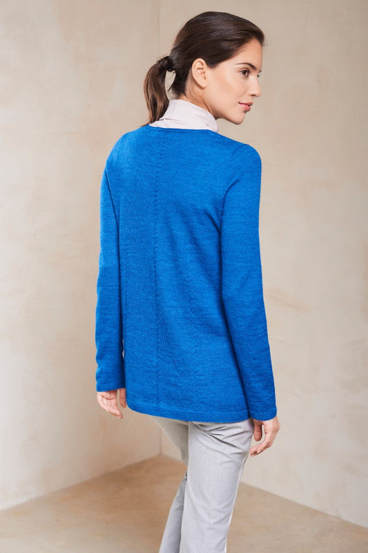 Pull Strada en Baby Alpaga Couleur Bluette