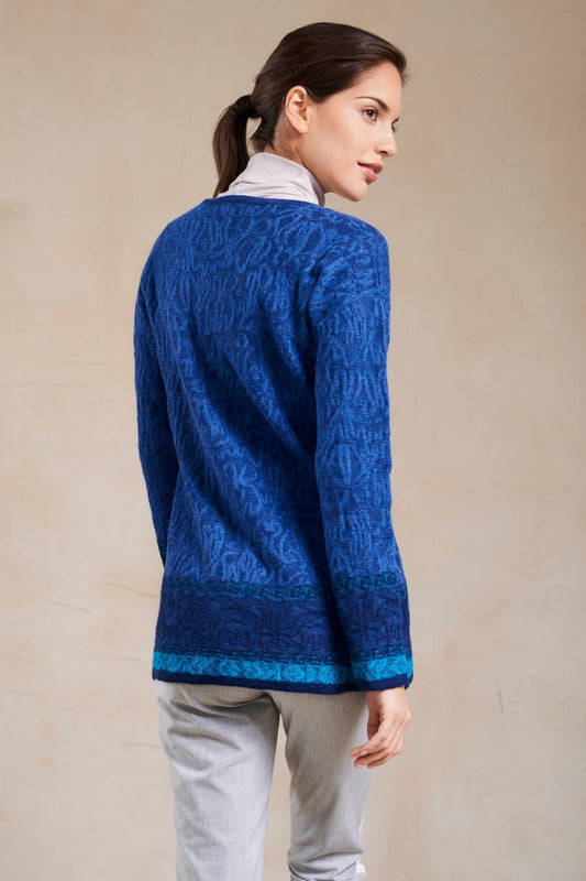 Pull Satay en Baby Alpaga Couleur Astral