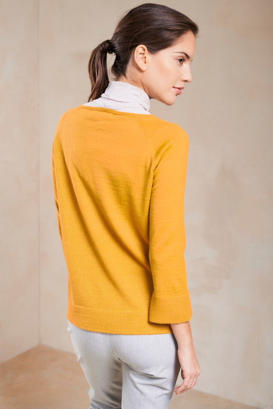 Pull Silvia en Baby Alpaga Couleur Oro
