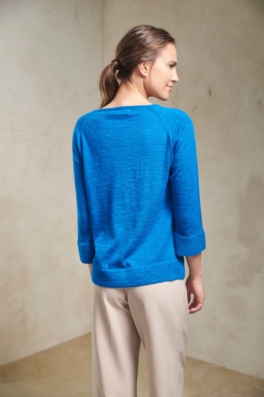 Pull Silvia en Baby Alpaga Couleur Carruba