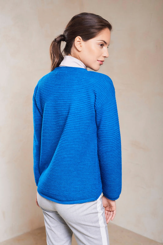 Pull Sybil en Baby Alpaga Couleur Carruba