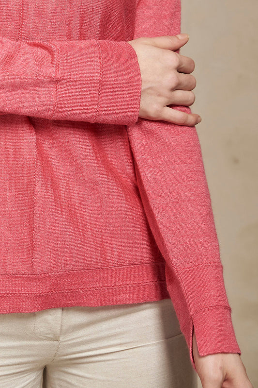 Pull Susan en Baby Alpaga Couleur Fresa