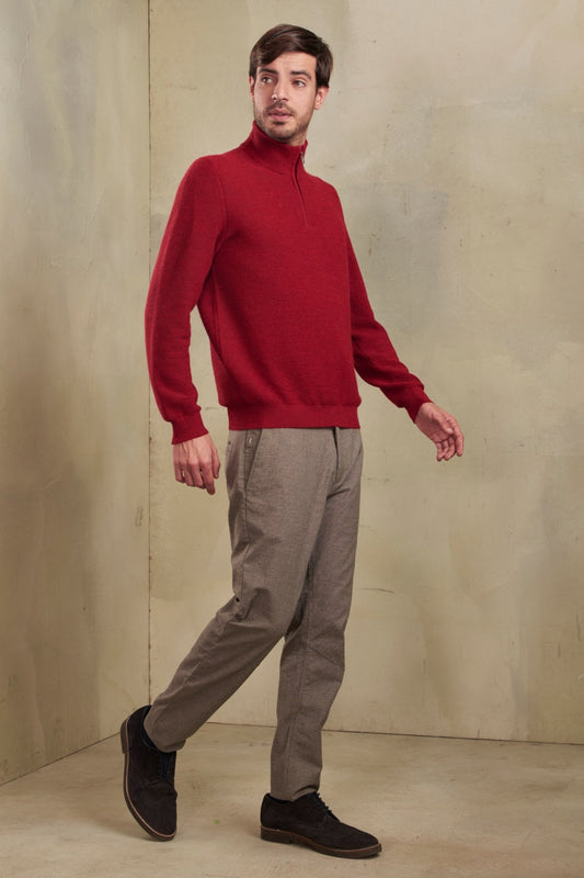 Pull Samed en Baby Alpaga Couleur Bysance