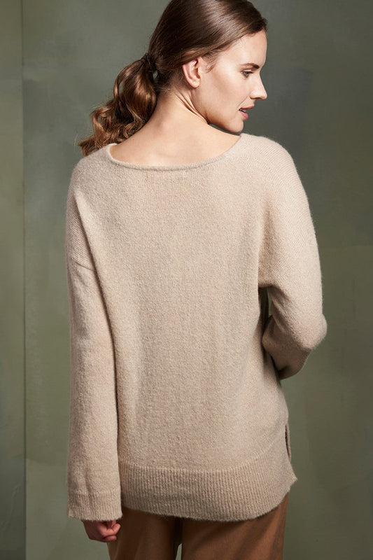 Pull Tammy en Baby Alpaga & Soie Couleur Nomad
