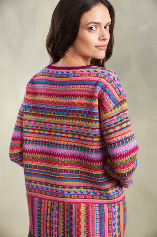 Pull Tintay en Baby Alpaga Couleur Multi