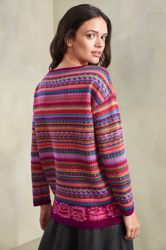 Pull Toccra en Baby Alpaga Couleur Liberty