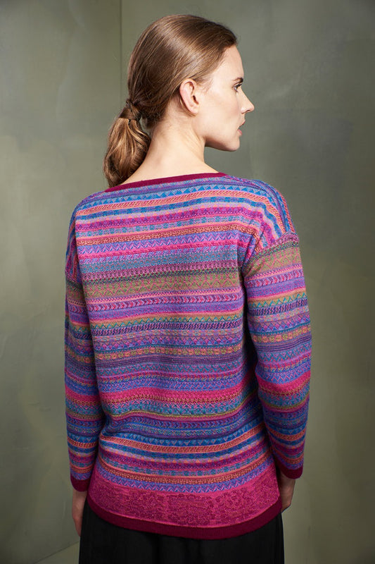 Pull Toccra en Baby Alpaga Couleur Multi