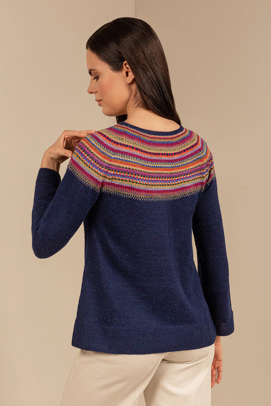 Pull Taupa en Baby Alpaga Couleur Astral