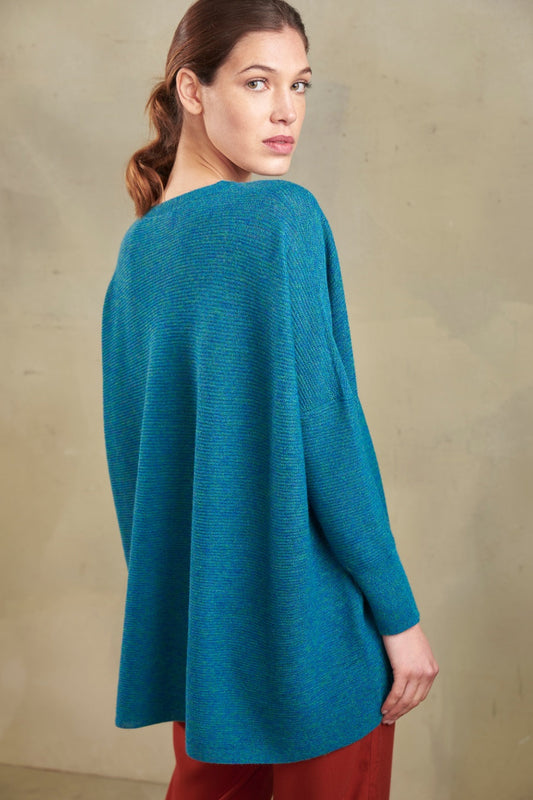 Pull Talisman en Baby Alpaga Couleur Lago