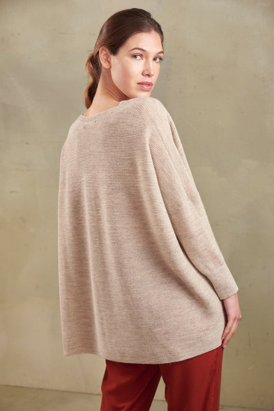 Pull Talisman en Baby Alpaga Couleur Canvas