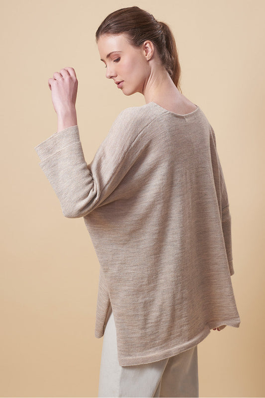 Pull Ucana en Baby Alpaga Couleur Truffle