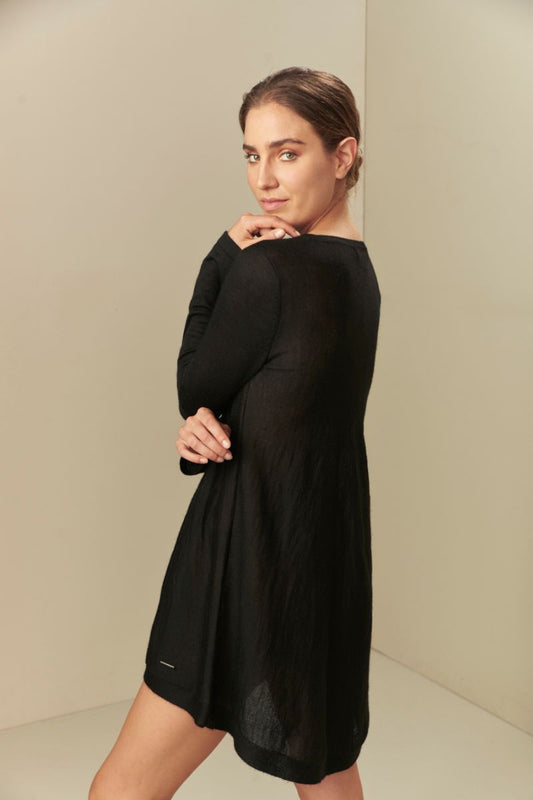 Pull Ubertina en Baby Alpaga Couleur Black
