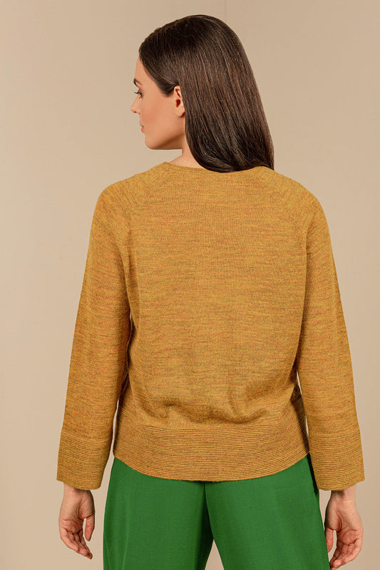 Pull Ullanta en Baby Alpaga Couleur Azufre