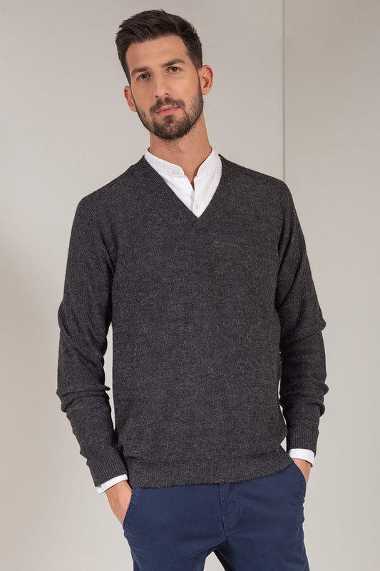 Pull Unless en Baby Alpaga Couleur Antracite
