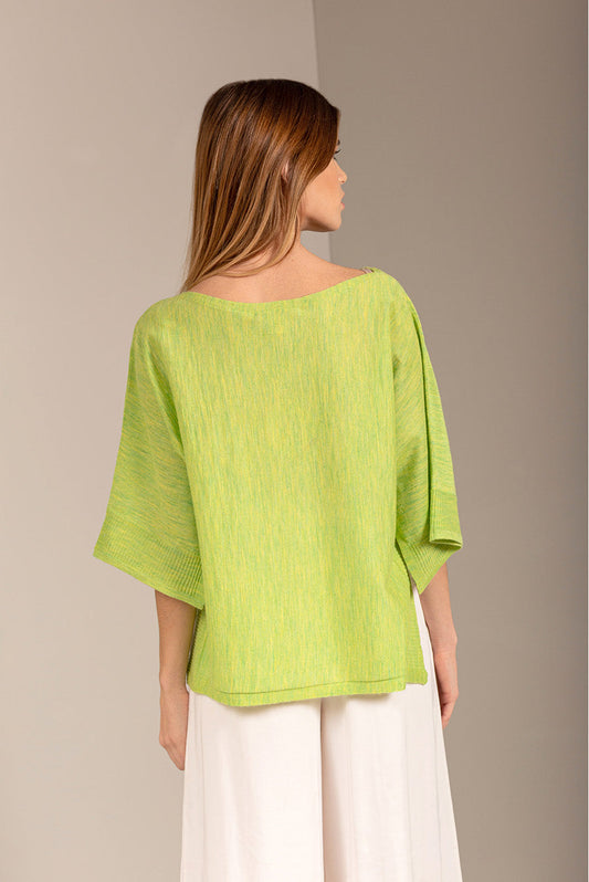 Pull Udson en Baby Alpaga Couleur Fluo