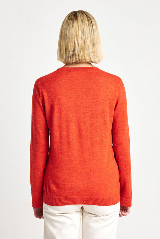 Pull What en Baby Alpaga Couleur Solstice