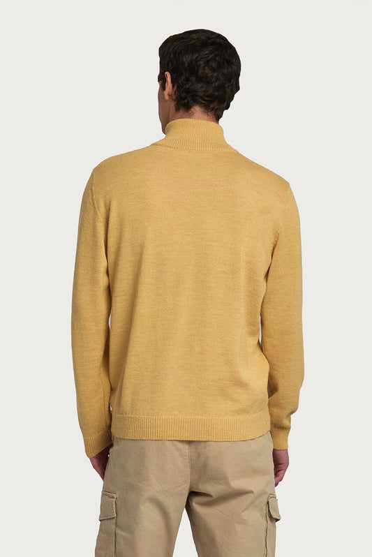 Pull William en Baby Alpaga Couleur Amarelo