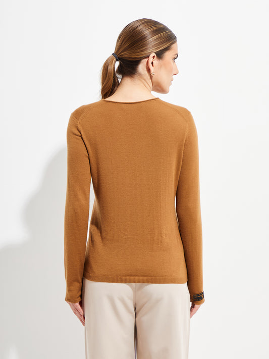 Suéter Belén De Vicuña Color Vicuna