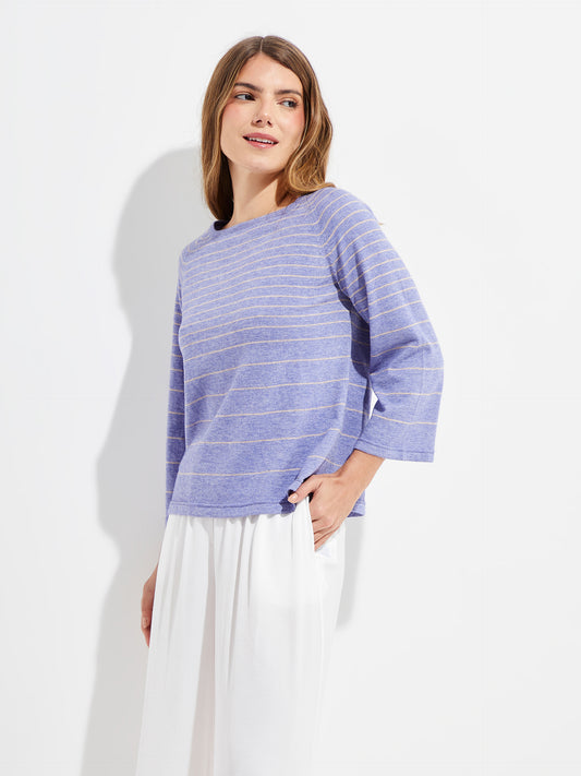 Pull Yackelina En Coton Couleur Bleu