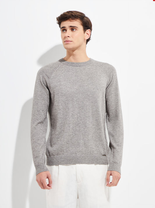 Pull Yordan En Coton Couleur Gris