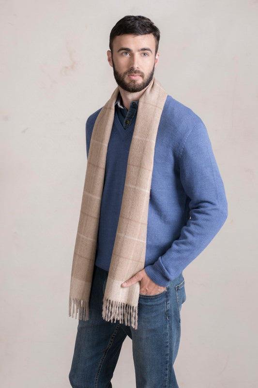 Écharpe Really en Baby Alpaga Couleur Beige