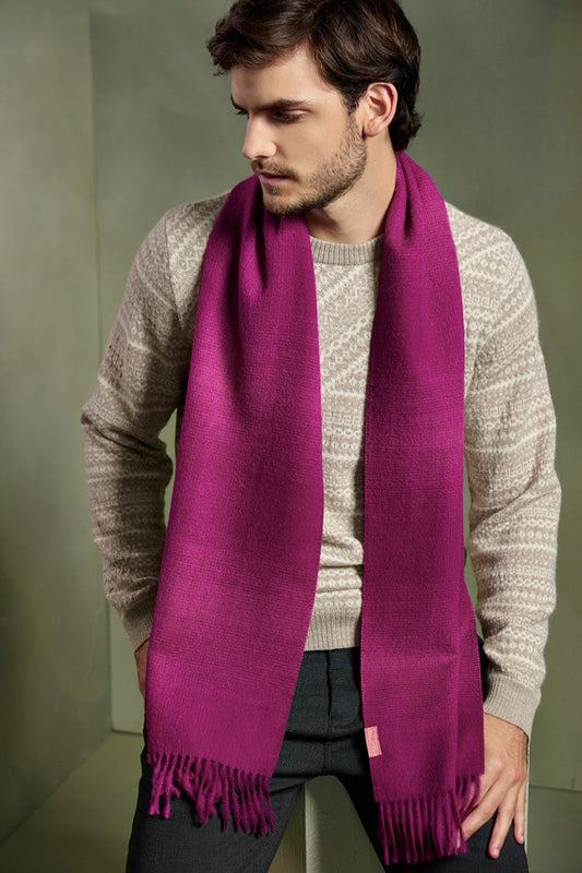 Chalina Tabaco - A De Baby Alpaca Color Fucsia