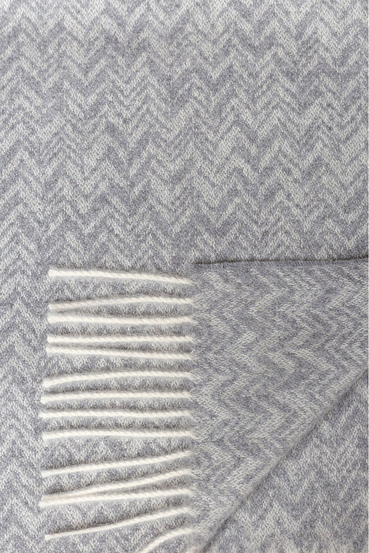 Écharpe Sarda en Baby Alpaga Couleur Gris