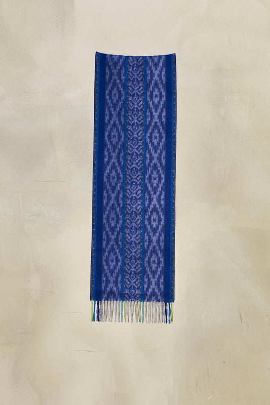 Écharpe Reno en Baby Alpaga Couleur Bleu