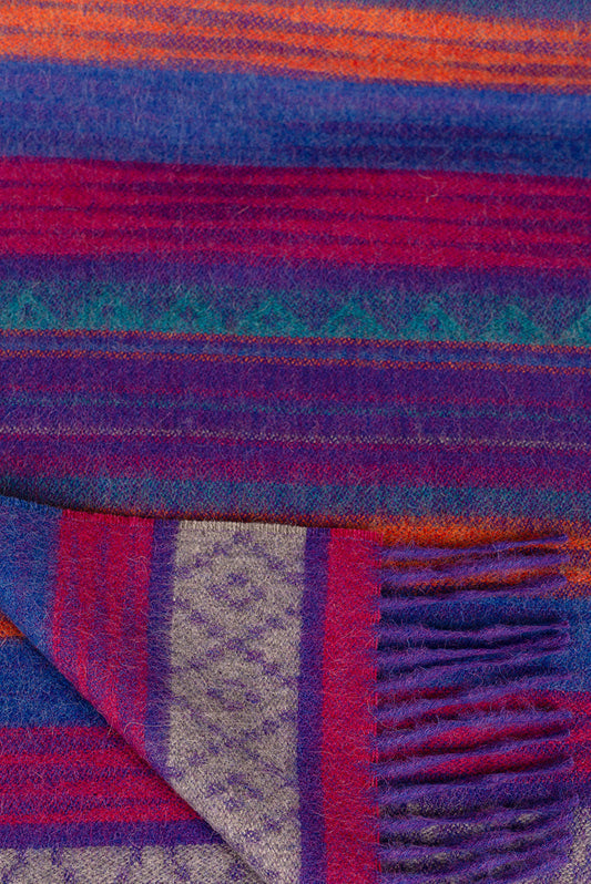 Écharpe Santina en Baby Alpaga Couleur MultiCouleur