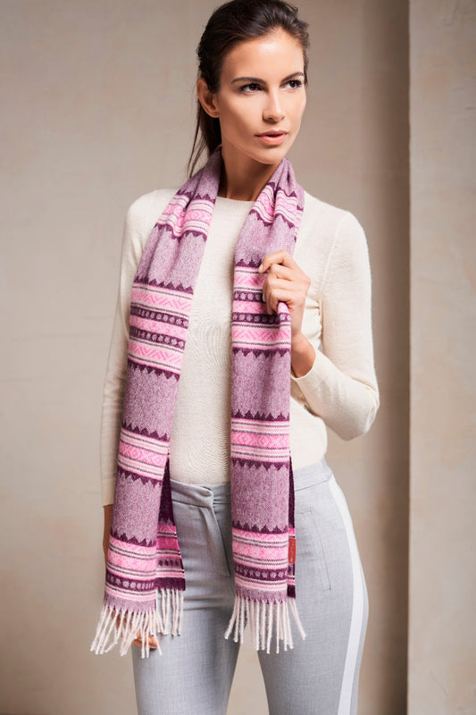 Chalina Shana De Baby Alpaca Color Guinda