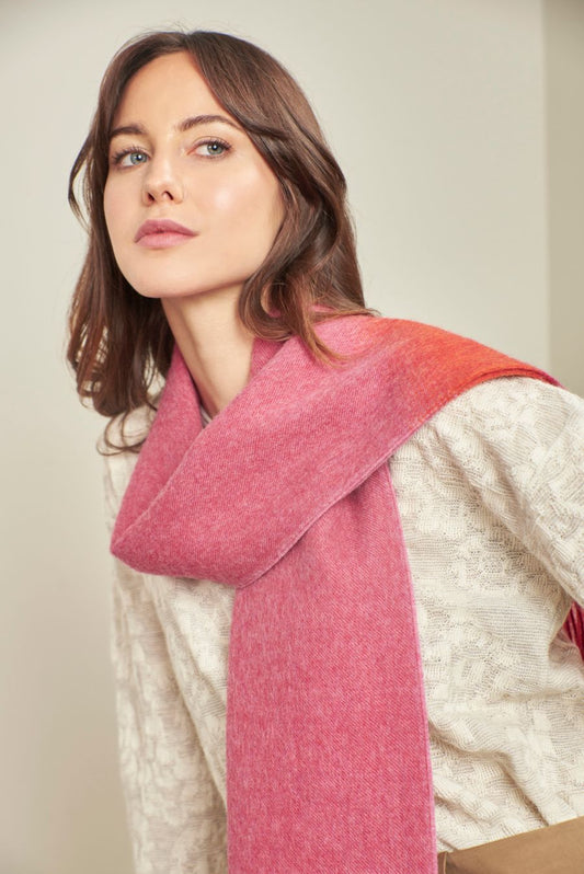 Écharpe Sariah en Baby Alpaga Couleur Rose