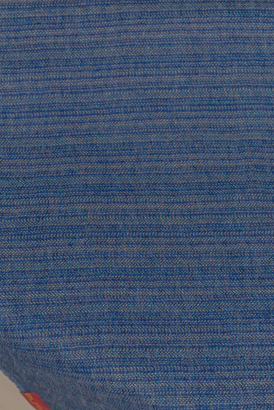 Écharpe Saxon en Baby Alpaga Couleur Bleu