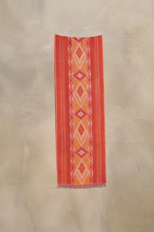 Chalina Teddy De Baby Alpaca Color Beige & Rojo