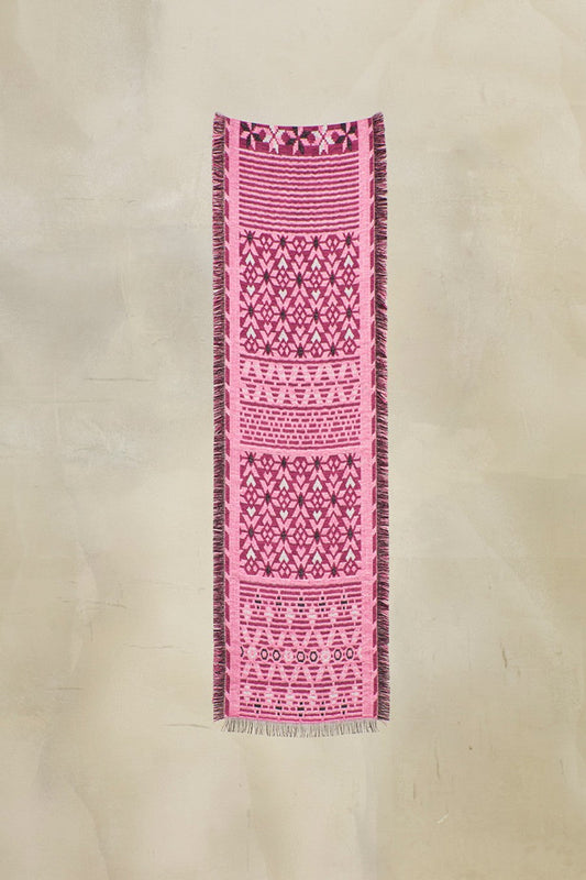 Chalina Tarot De Baby Alpaca Color Blanco & Negro