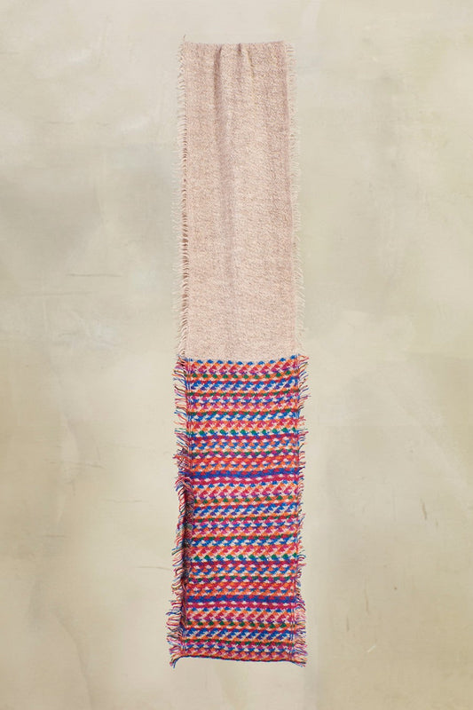 Écharpe Riana Infinity en Baby Alpaga Couleur Sabbia