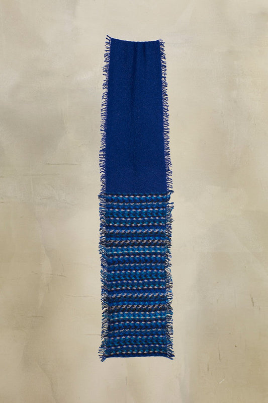 Écharpe Riana Infinity en Baby Alpaga Couleur Cadet