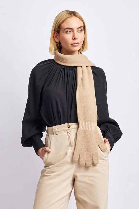 Chalina Witty De Baby Alpaca Color Chanterelle & Nomad
