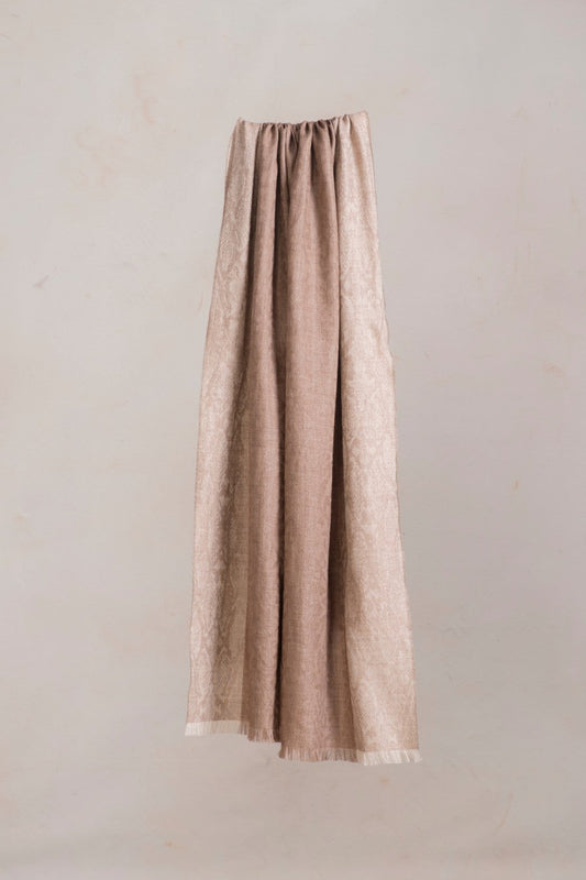 Étole Rinconada en Baby Alpaga Couleur Beige